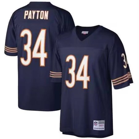 Men's Mitchell & Ness Walter Payton Navy Chicago Bears Legacy Replica Jersey